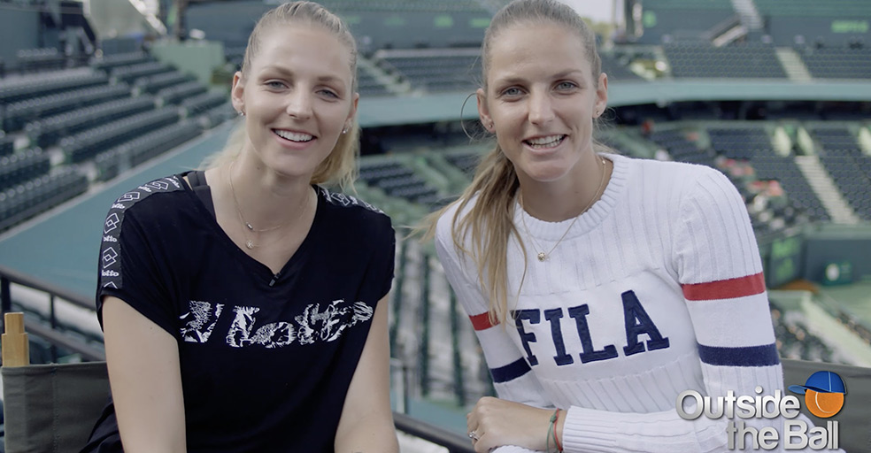 Sister Sister Q&A with the Pliskova Twins - Outside the Ball