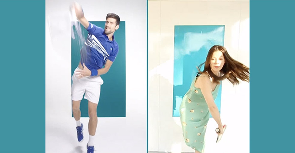 Serve Celebrate Like Novak Djokovic With Lacoste Outside The Ball